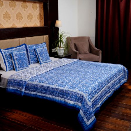Blue Heritage Reversible Quilt